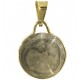 PENDENTE CABOCHON GRIGIO - Donna Oro Giallo 18 Kt Carati Ct 750