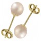ORECCHINI SFERE 5 COLORI - Bimba Bambina oro Giallo 18 Kt Carati Ct 750 0,55 Gr Cinque Colori