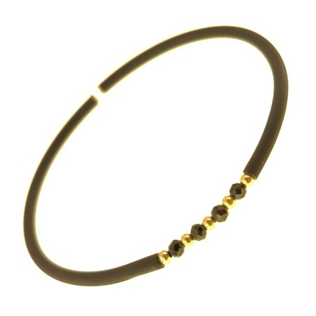 Bracciale Braccialetto Uomo Donna Semirigido Oro Giallo 18 Kt Carati Ct 750