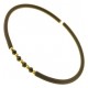 Bracciale Braccialetto Uomo Donna Semirigido Oro Giallo 18 Kt Carati Ct 750