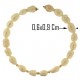 Bracciale Braccialetto Donna Perle Barocche Oro Giallo 18 Kt Carati Ct 750
