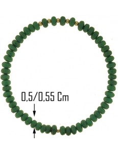 Bracciale Braccialetto Smeraldi Donna Semirigido Oro Giallo 18 Kt Carati Ct 750