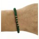 Bracciale Braccialetto Smeraldi Donna Semirigido Oro Giallo 18 Kt Carati Ct 750