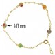 Bracciale Braccialetto Bambina  16,0 Cm Oro Giallo 18 Kt Carati Ct 750 0,75 Gr