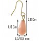 Ciondolo Pendente Orecchini Collana Catenina Oro Giallo 18 Kt 750