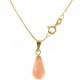 Ciondolo Pendente Orecchini Collana Catenina Oro Giallo 18 Kt 750