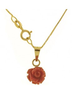 Ciondolo Pendente Orecchini Collana Catenina Oro Giallo 18 Kt 750