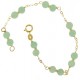 Bracciale Braccialetto Amazonite Donna Oro Giallo 18 Kt Carati Ct 750