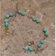 Bracciale Braccialetto Amazonite Donna Oro Giallo 18 Kt Carati Ct 750