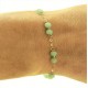 Bracciale Braccialetto Amazonite Donna Oro Giallo 18 Kt Carati Ct 750