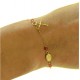 Bracciale Braccialetto Rosario Donna Oro Giallo 18 Kt Carati Ct 750