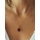 COLLANA COCCINELLA - Bimbo Bambina Oro Giallo 18 Kt Carati Ct 750