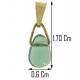 PENDENTE PUNTO LUCE GOCCIA AZZURRO - Donna Oro Giallo 18 Kt Carati Ct 750