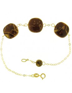 Bracciale Braccialetto Donna Oro Giallo 18 Kt Carati Ct 750 1,9 Gr