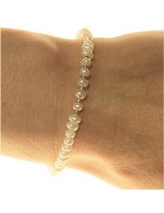 BRACCIALE SEMIRIGIDO PERLE - Oro Giallo 18 Kt Carati Ct 750
