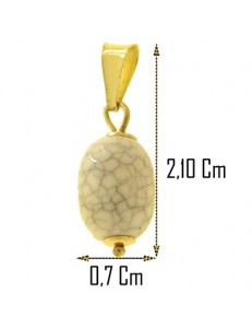 Ciondolo Pendente Donna Ragazza Oro Giallo 18 Kt Carati Ct 750 0,65 Gr