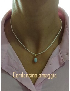 Ciondolo Pendente Donna Ragazza Oro Giallo 18 Kt Carati Ct 750 0,65 Gr