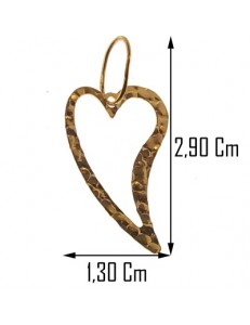 PENDENTE CUORE - Donna Oro Giallo18 Kt Carati Ct  750