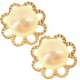 ORECCHINI ORO GIALLO - Orecchini Perle Donna Oro Giallo 18 Kt Carati Ct 750 1,35 Gr