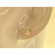 ORECCHINI ORO GIALLO - Orecchini Perle Punto Luce Donna Oro Giallo 18 Kt Carati Ct 750 1,15 Gr