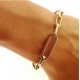 BRACCIALI DONNA - Bracciale Braccialetto Donna Oro Giallo Bianco 18 Kt Carati Ct 750 5,90 Gr