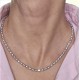 Collana Girocollo Donna 47 Cm Perle Barocche Grigie Oro Giallo 18 Kt Carati Ct 750