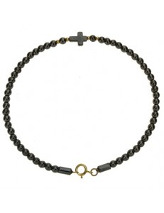 Bracciale Braccialetto Rosario Uomo Donna Oro Giallo 18 Kt Carati Ct 750