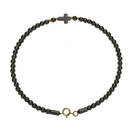 Bracciale Braccialetto Rosario Uomo Donna Oro Giallo 18 Kt Carati Ct 750