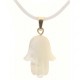 Collana Laccio Pendente Mano Fatima Donna Oro Giallo 18 kt Carati 750  1,40 Gr