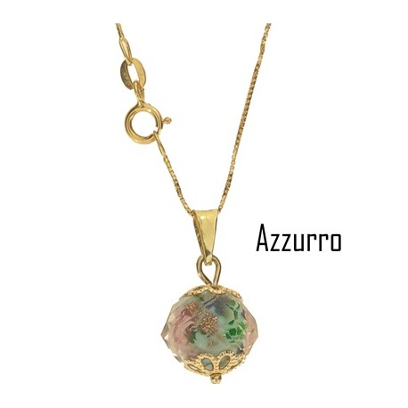 Collana Catenina Donna Oro Giallo 18 Kt Carati Ct 750 2,70 Gr