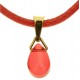 Collana Laccio Pendente Punto Luce Solitario Donna Giallo 18 kt Carati 750