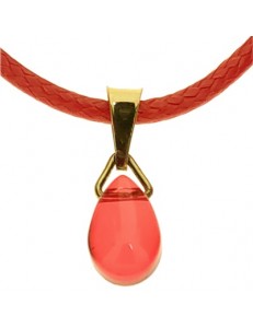 Collana Laccio Pendente Punto Luce Solitario Donna Giallo 18 kt Carati 750