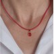 Collana Laccio Pendente Punto Luce Solitario Donna Giallo 18 kt Carati 750