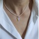 PENDENTE ALI ANGELO - Uomo Donna Oro Giallo 18 Kt Carati 750
