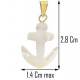 Collana Laccio Ancora uomo Donna Oro Giallo 18 kt Carati 750