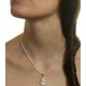 Collana Laccio Ancora uomo Donna Oro Giallo 18 kt Carati 750