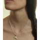 Collana Laccio Delfino uomo Donna Oro Giallo 18 kt Carati 750