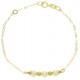 BRACCIALE PERLE BIMBA - Bimba Bambina Oro Giallo 18 Kt Carati Ct 750 