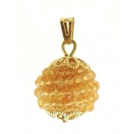 Ciondolo Pendente Donna Oro Giallo 18 Kt Carati Ct 750 2,35 Gr