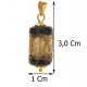 PENDENTE BARILE - Oro Donna Oro Giallo 18 Kt Carati Ct 750 3,55 Gr