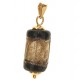 Ciondolo Pendente Cristallo Oro Donna Oro Giallo 18 Kt Carati Ct 750 3,10 Gr