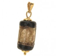 Ciondolo Pendente Cristallo Oro Donna Oro Giallo 18 Kt Carati Ct 750 3,10 Gr