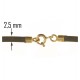 LACCIO CAUCCIU' 50 CM - Uomo Donna Unisex Chiusura Oro Giallo 18 Carati Ct KT 750