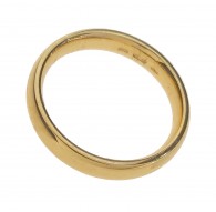 Fede Nuziale Classica UNOAERRE 6,6 Grammi Oro Giallo 18 Kt 750