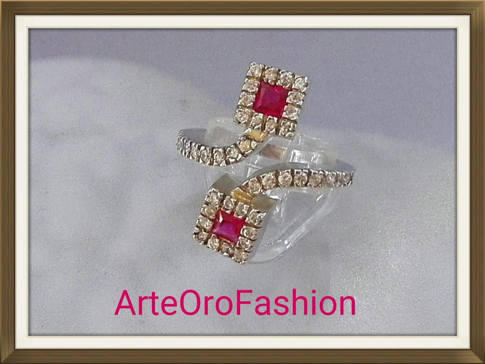 Anello Donna argento 925 rodiato  7,5gr