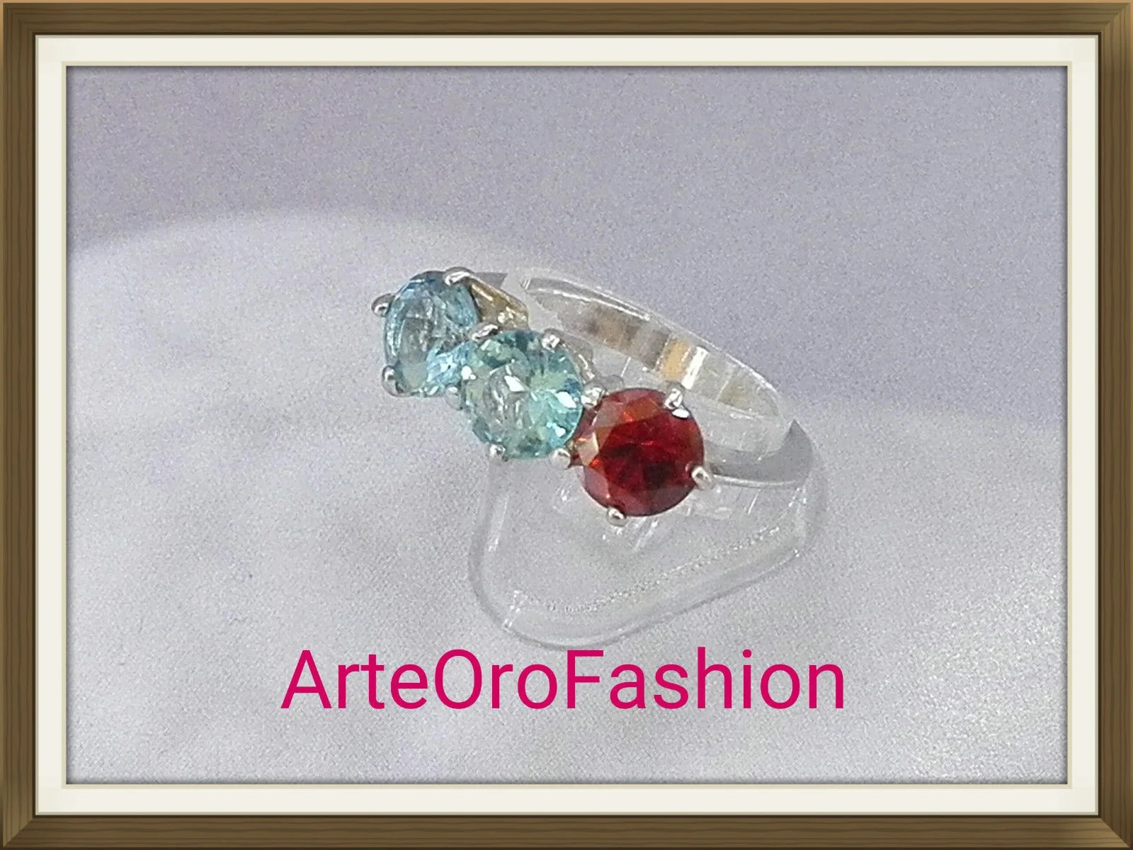 Anello trilogy Argento 925 Rodiato 4,5 Gr