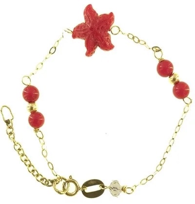 Bracciale 15 Cm Bimba Bambina Oro Giallo 18 kt Carati Ct 750 1,25 Gr