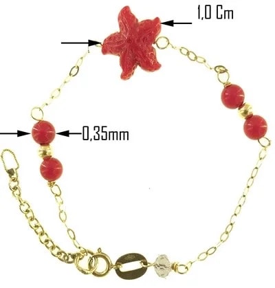 Bracciale 15 Cm Bimba Bambina Oro Giallo 18 kt Carati Ct 750 1,25 Gr - immagine 3