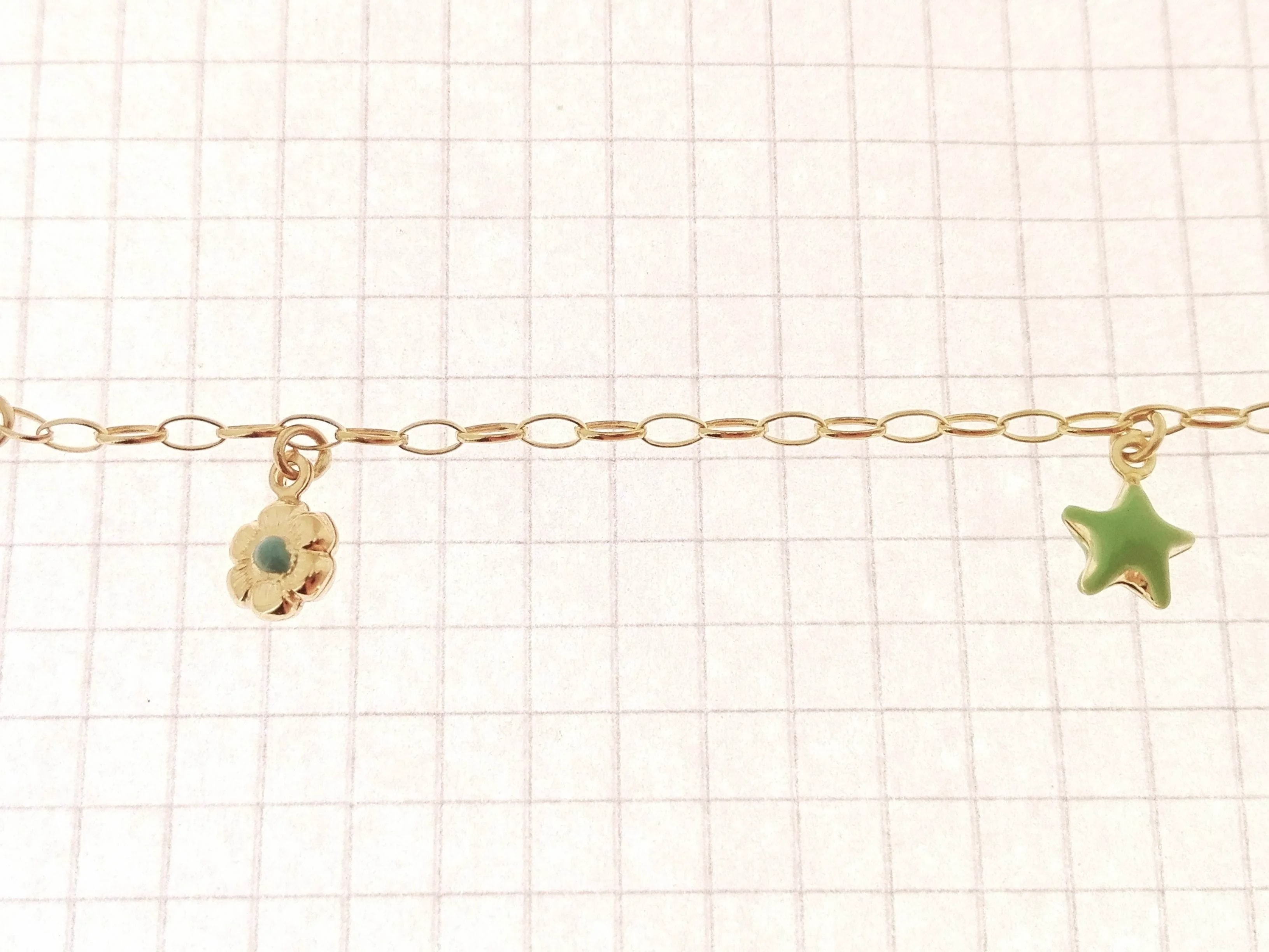 Bracciale Braccialetto Bambina Bimbo 16,0 Cm Oro 18 Kt Carati Ct 750 2,70 Gr - immagine 3