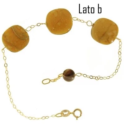 Bracciale Braccialetto Donna Oro Giallo 18 Kt Carati Ct 750 1,9 Gr - immagine 3